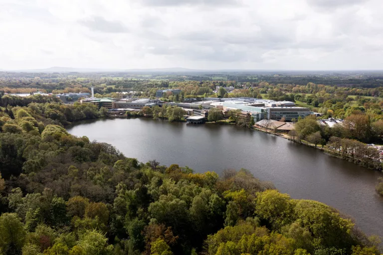 An aerial photograph of Bruntwood Alderley Park Cheshire