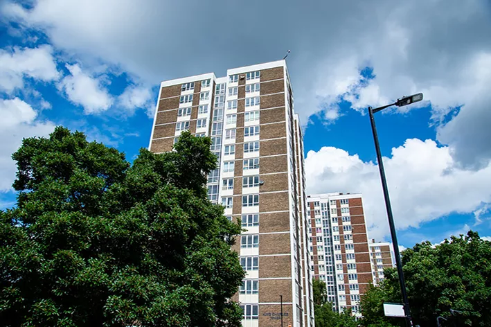 High rise building