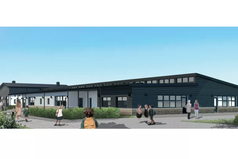 Illustration of Equans lands low carbon Lancashire school