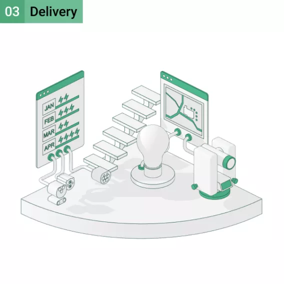 Image of office used for delivery.