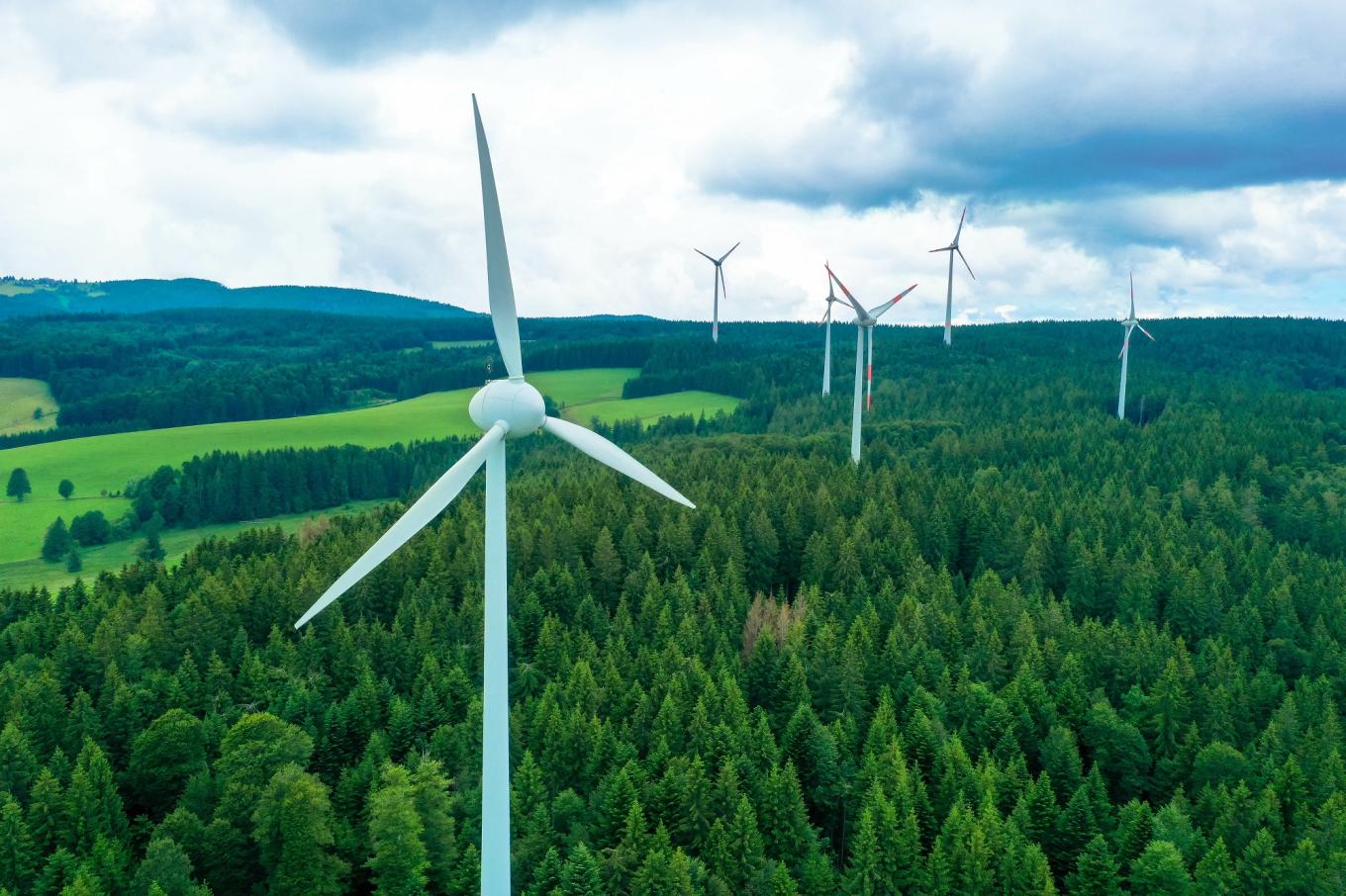 Windfarm in Schwarzwald
