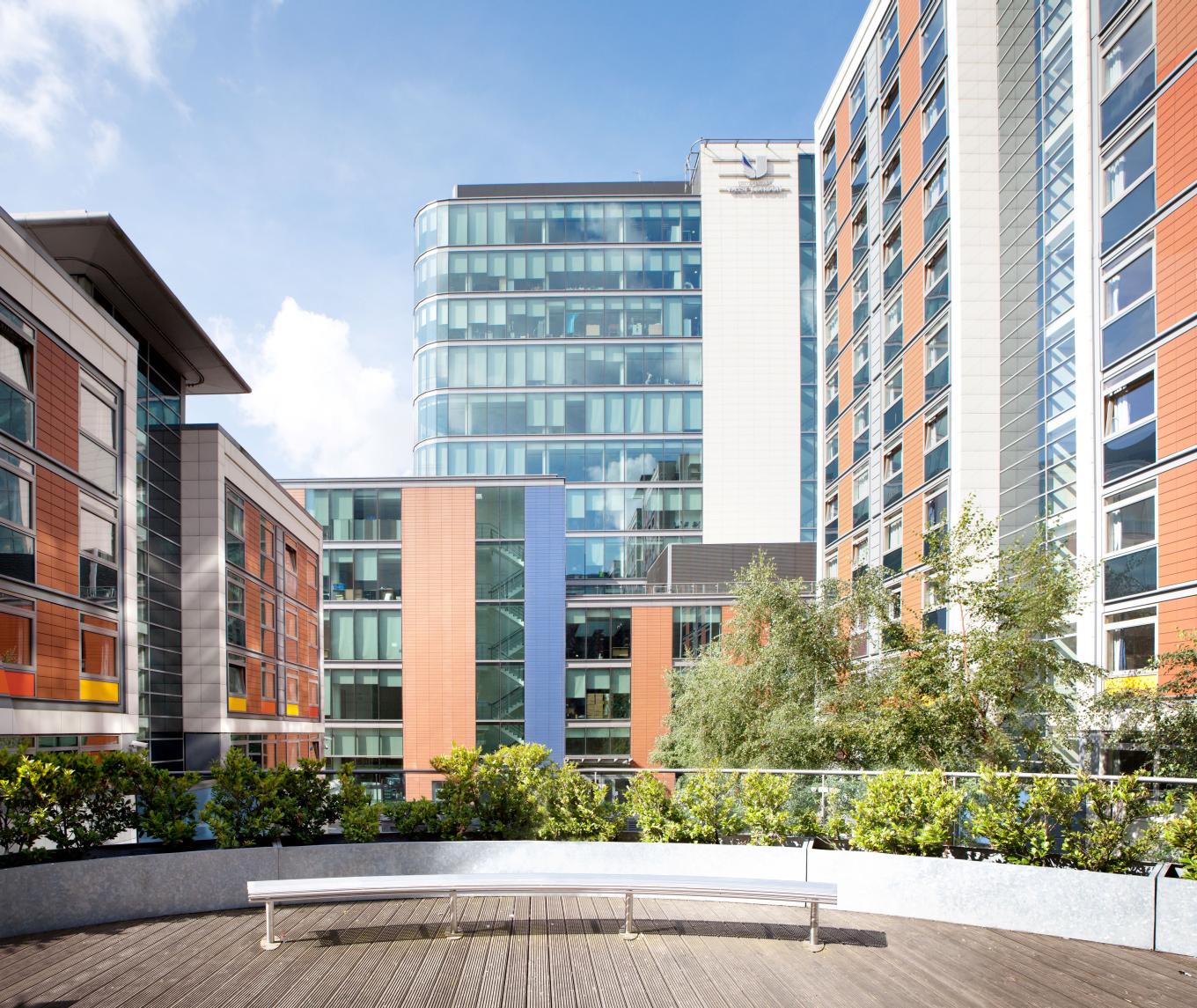CGI of the upgraded exterior at Paragon Estate in Brentford