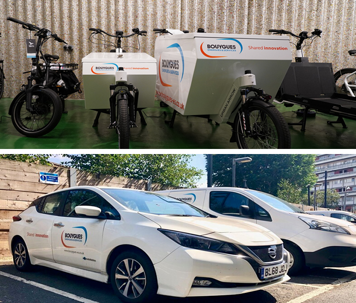 Branded bikes and electric cars