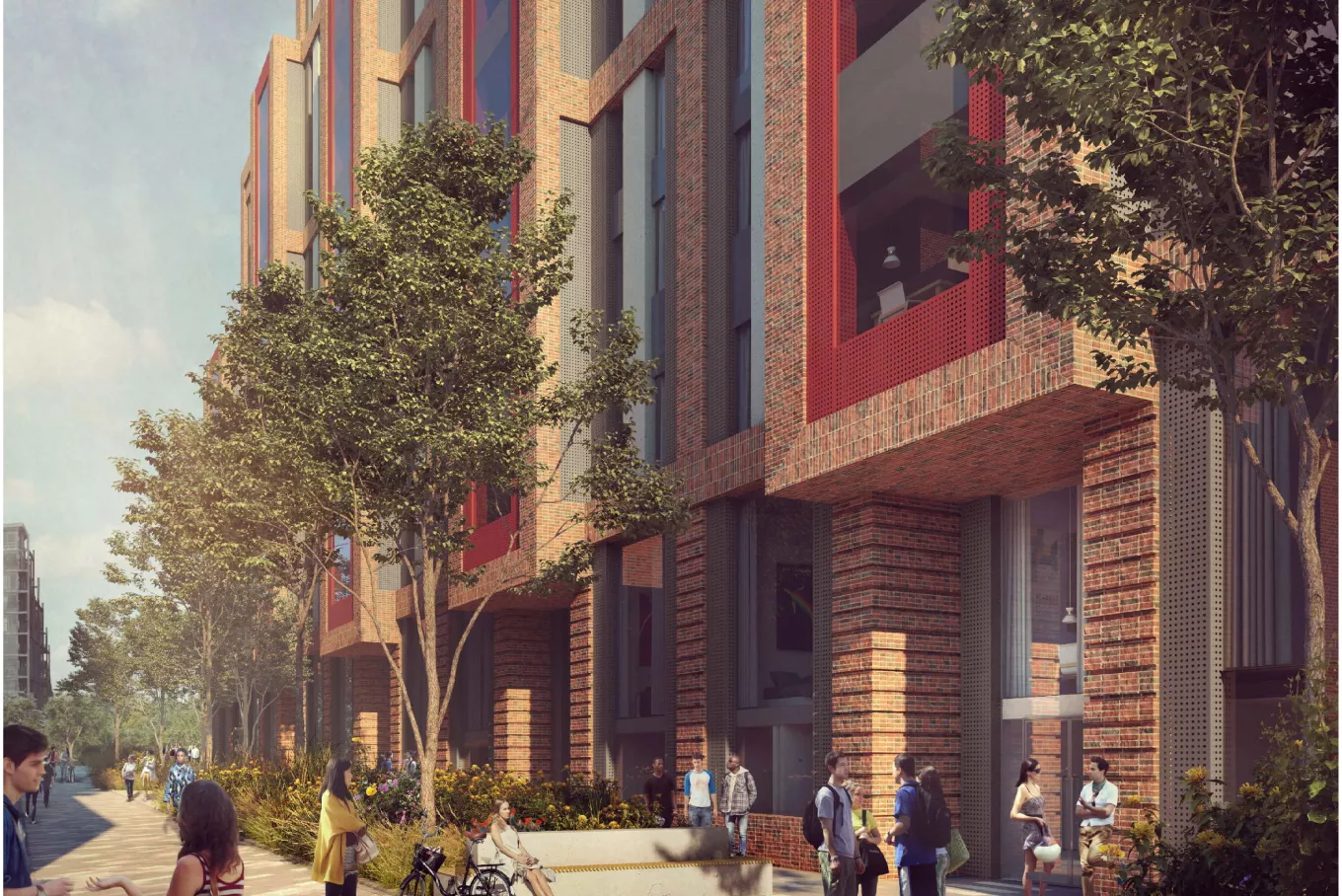 CG image of LSE Glengall Road