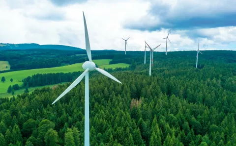 Windfarm in Schwarzwald