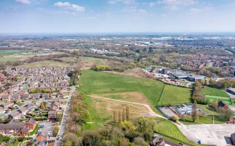 Aerial view of Cheshire Eco Scheme