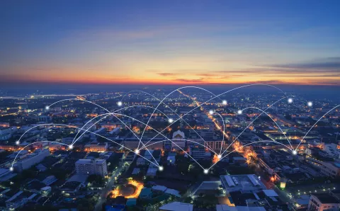 smart city and communication network