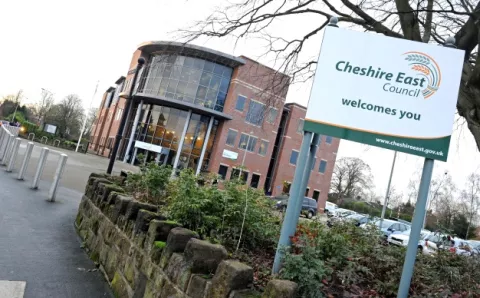Exterior shot of Cheshire East council building