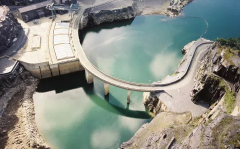 An aerial view of First Hydro