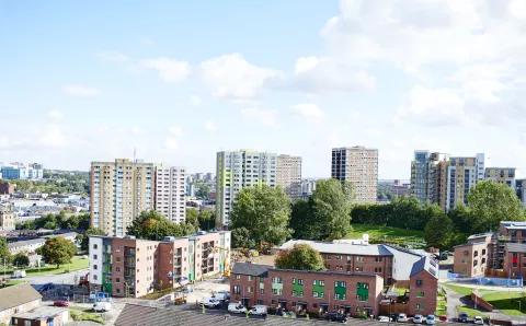 A housing estate in Leeds