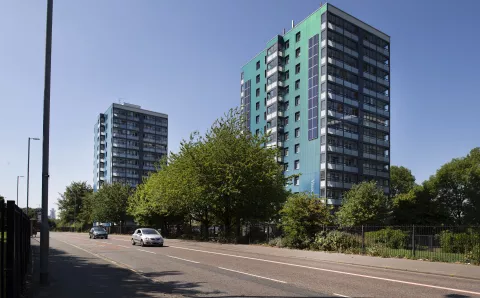 Northwards Housing tower blocks in Manchester
