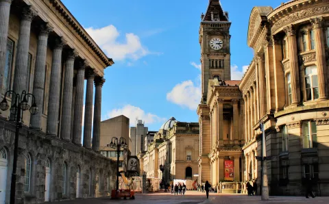 Birmingham City Centre stock image