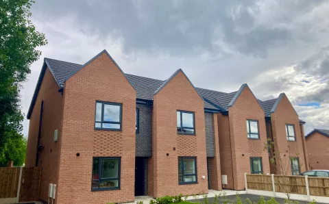 New affordable homes on Bowness Road in Middleton, Greater Manchester
