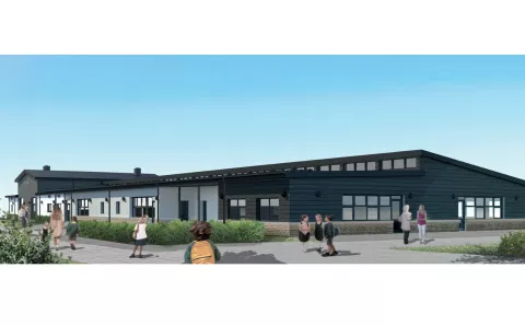 CG image of Ribblesdale high school