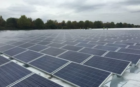Prescot Waste Water Treatment PV Solution