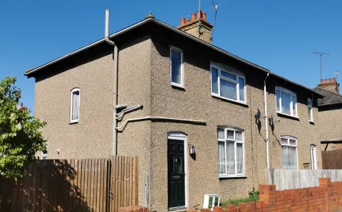 External shot of semi-detached property that is managed by Northampton Partnership Homes