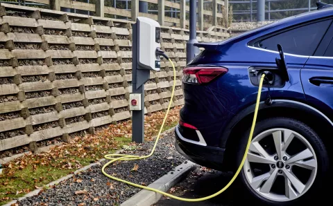 EV on charge