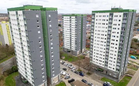 Image of a tower block in Leeds